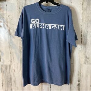 NWT/ Go Alpha Gam/ Comfort Color Tee
